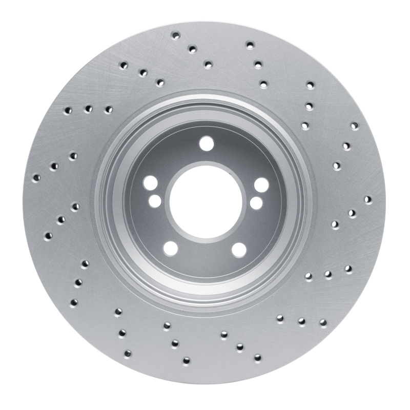 BMW M3 Brake Rotor (1) - Rear - R1 Concepts - GeoSPEC Coated Rotor - Drilled - `08-`13